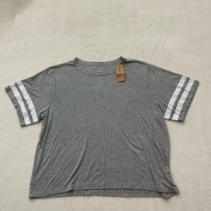 American Eagle NEW grey boxy tee | XL
